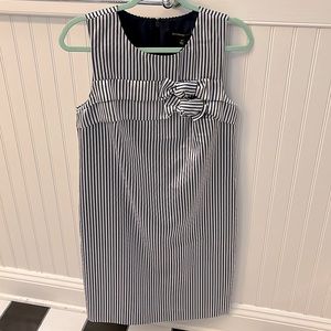 Size 8 Banana Republic Navy & White Striped dress